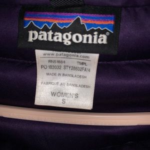Patagonia puffer coat